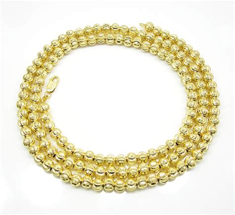 gold moon cut chains